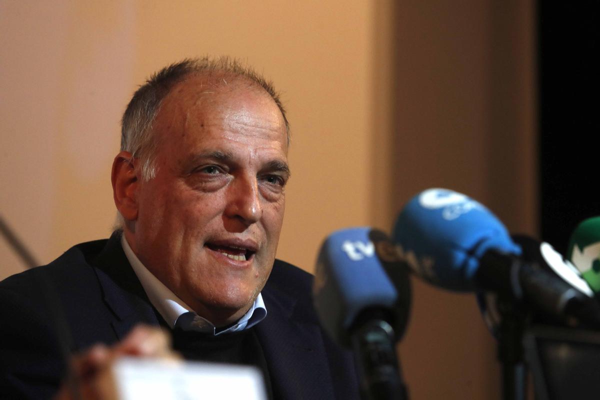 Javier Tebas, presidente de LaLiga