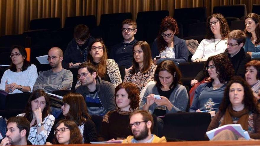 Asistentes al congreso que celebró el Colegio de Psicólogos de Galicia. // Rafa Vázquez