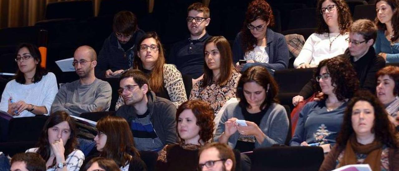 Asistentes al congreso que celebró el Colegio de Psicólogos de Galicia. // Rafa Vázquez