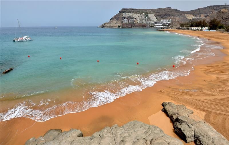 Visita de la Feht a la nueva Playa de Anfi Tauro