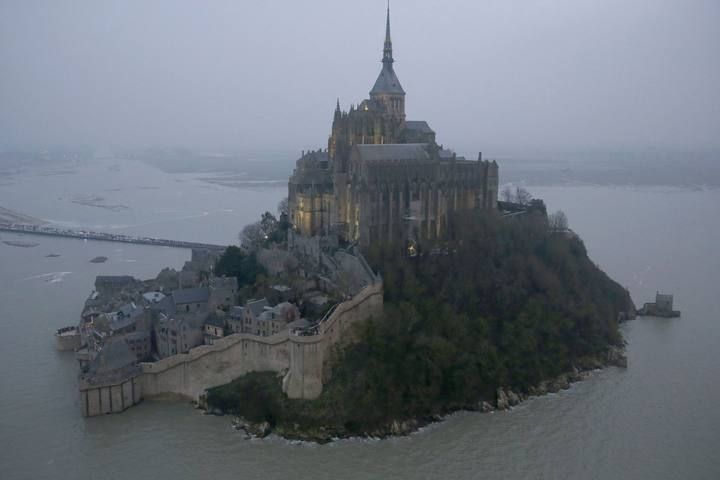 La 'marea del siglo', en el Monte Saint-Michel