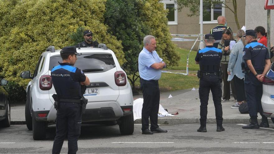 Un hombre muere apuñalado en el cuello en una calle de La Coruña