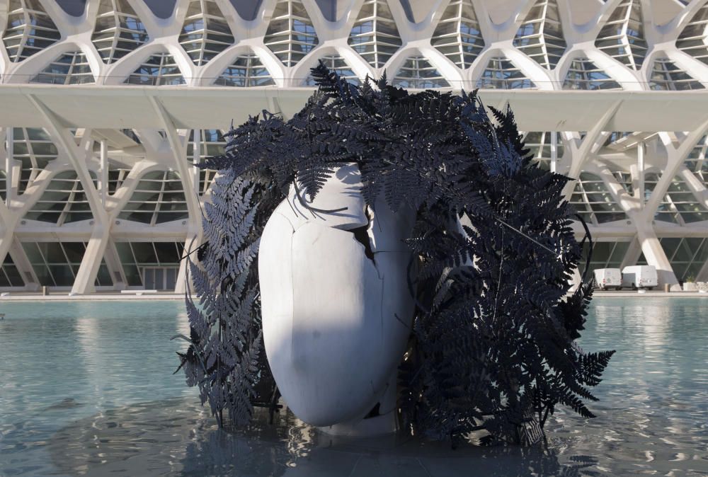 Presentación de las esculturas de Valdés en la Ciudad de las Artes y las Ciencias