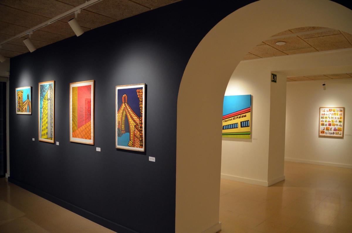 Cromatisme i varietat estilística en la mostra d’obres de Joaquín Lecina  inaugurada al Muxart de Martorell