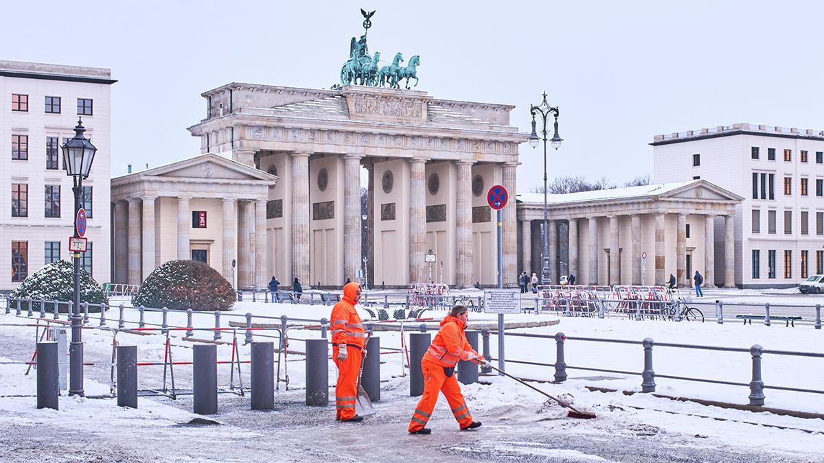 Alemania suspende las clases y el servicio ferroviario debido al impacto del temporal Goretti