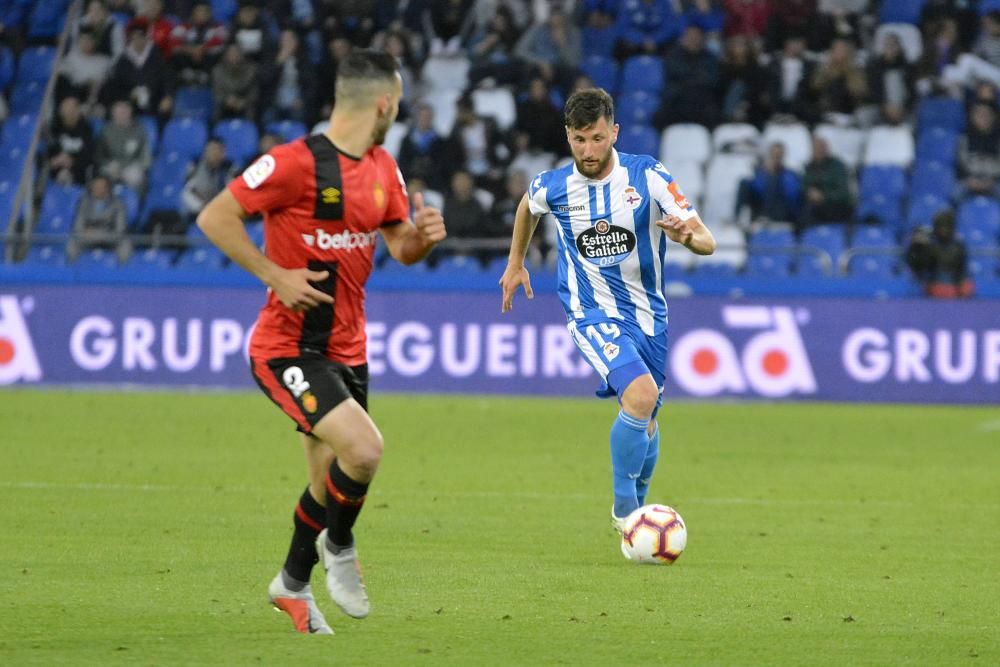 El Dépor le gana al Mallorca 1-0 en el descuento