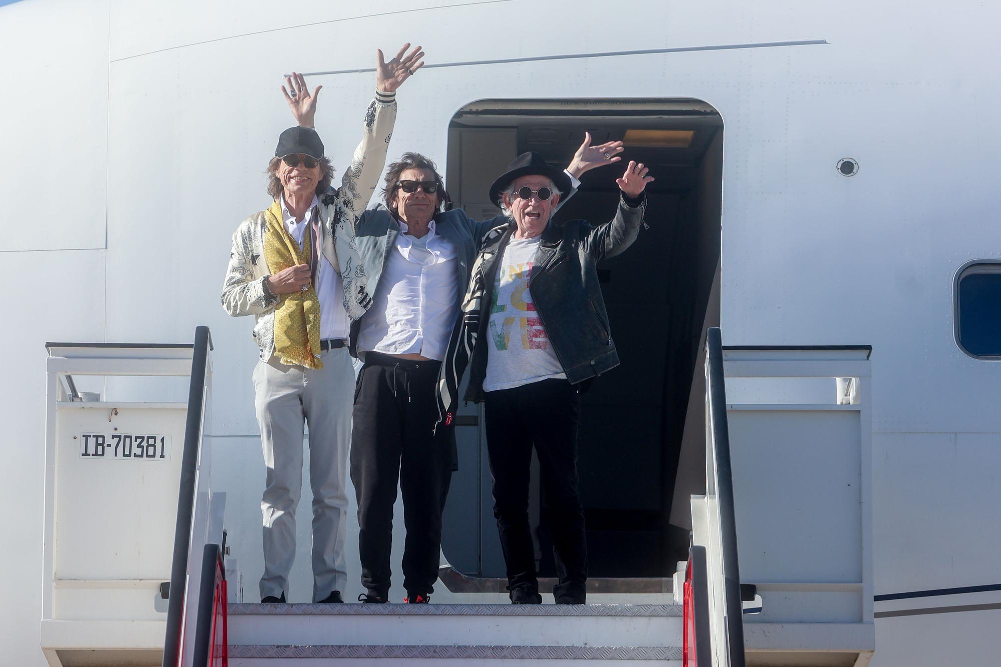 Los Rolling Stones ya están en Madrid