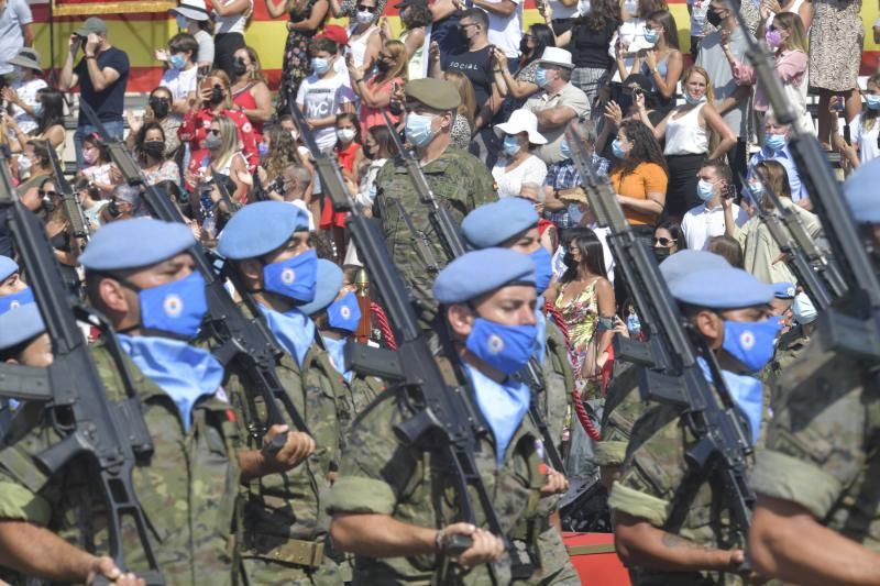 Despedida a militares que parten a Beirut en misión de Paz