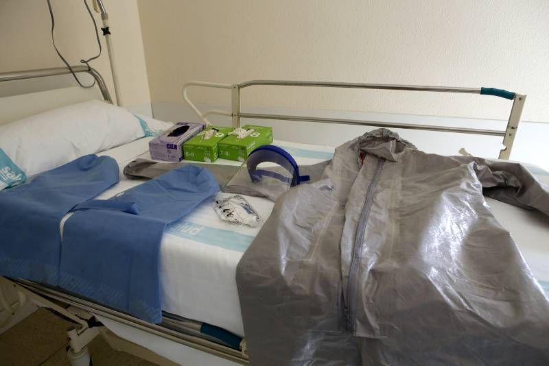 Fotogalería: Así es la preparación del Royo Villanova contra el ébola