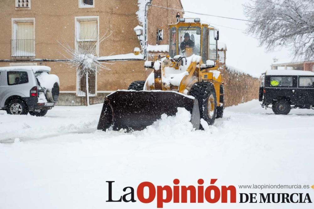 Nieve en El Sabinar (Moratalla)