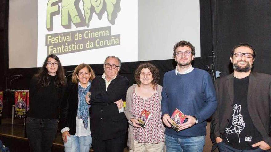 Presentación del FKM, Festival de Cinema Fantástico de A Coruña, ayer.