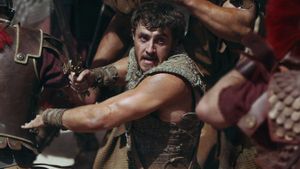 Paul Mescal en Gladiator II de Ridley Scott.
