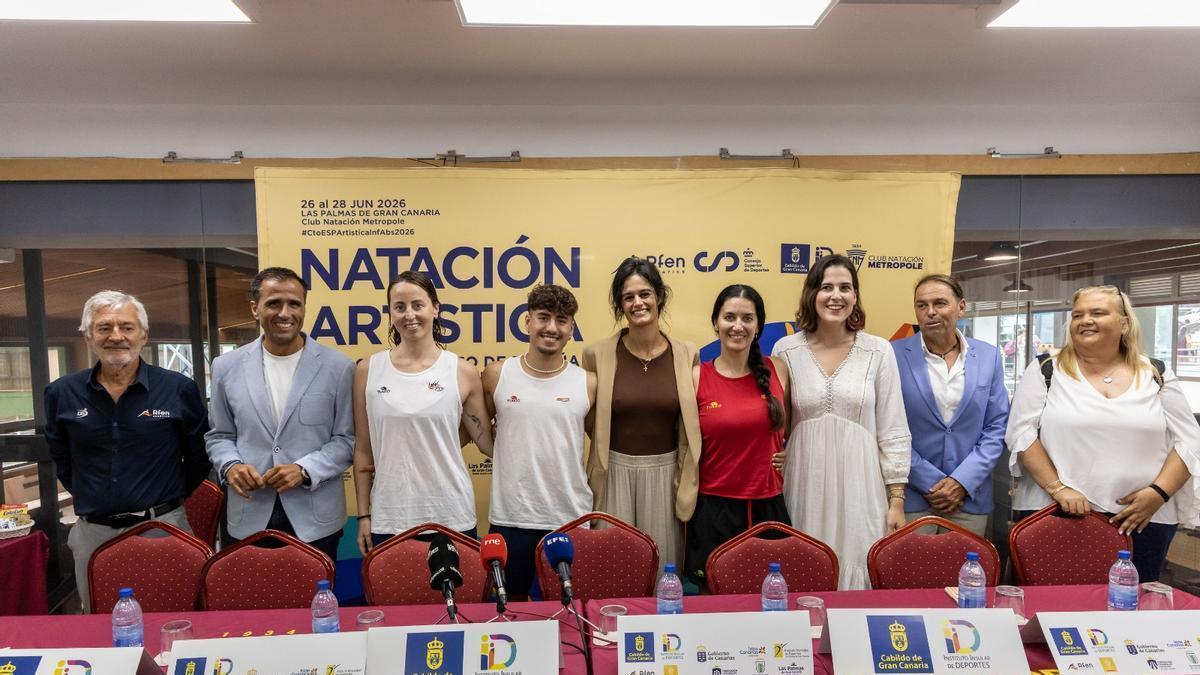 La selección española da lustre al Campeonato de España de Natación Artística
