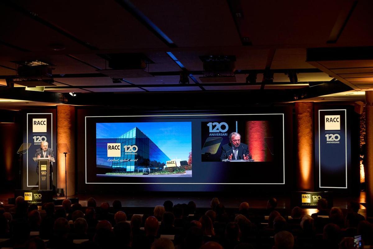 Josep Mateu, presidente del RACC, abrió el evento