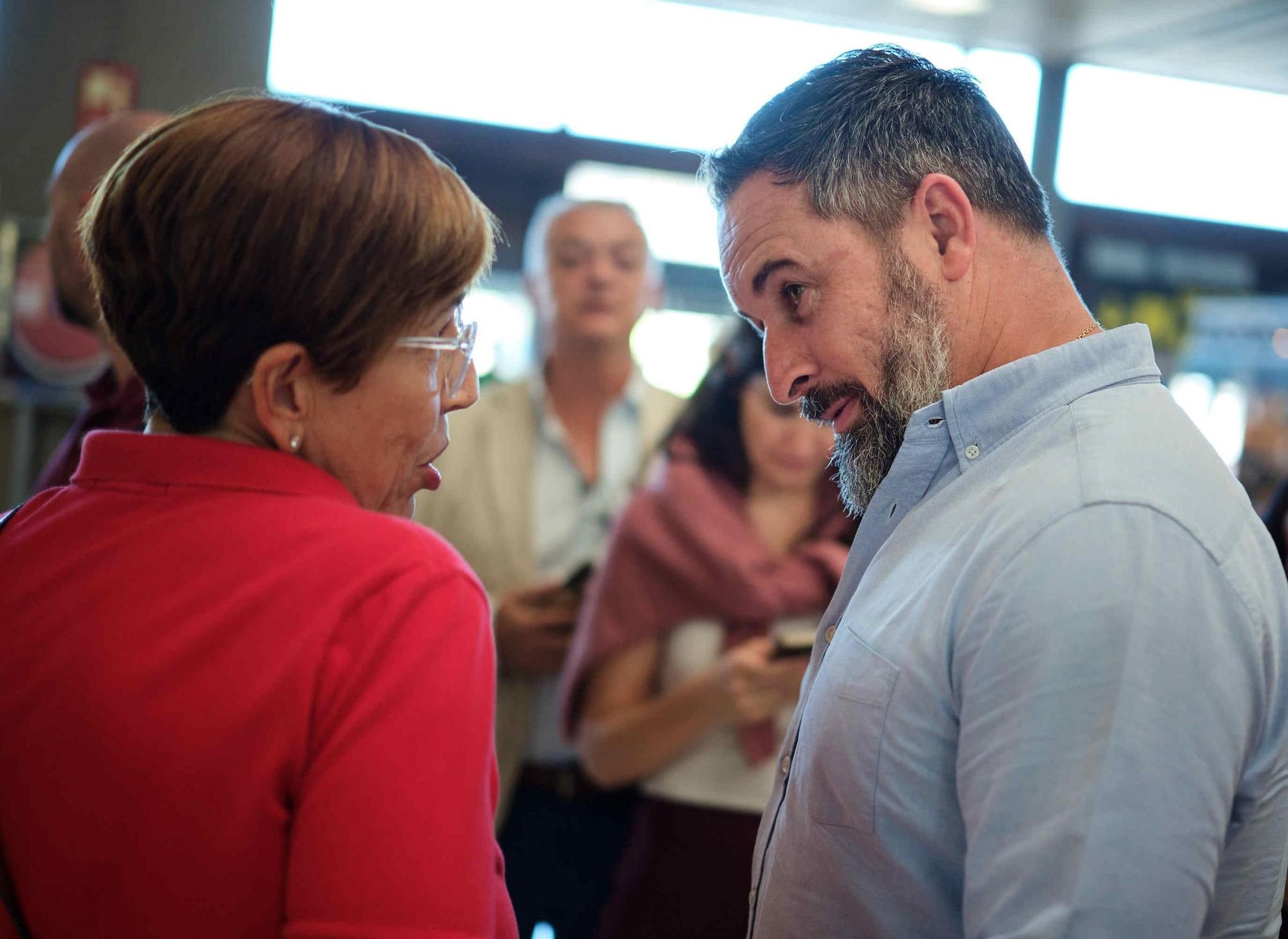 Visita de Santiago Abascal, presidente de Vox, a Tenerife