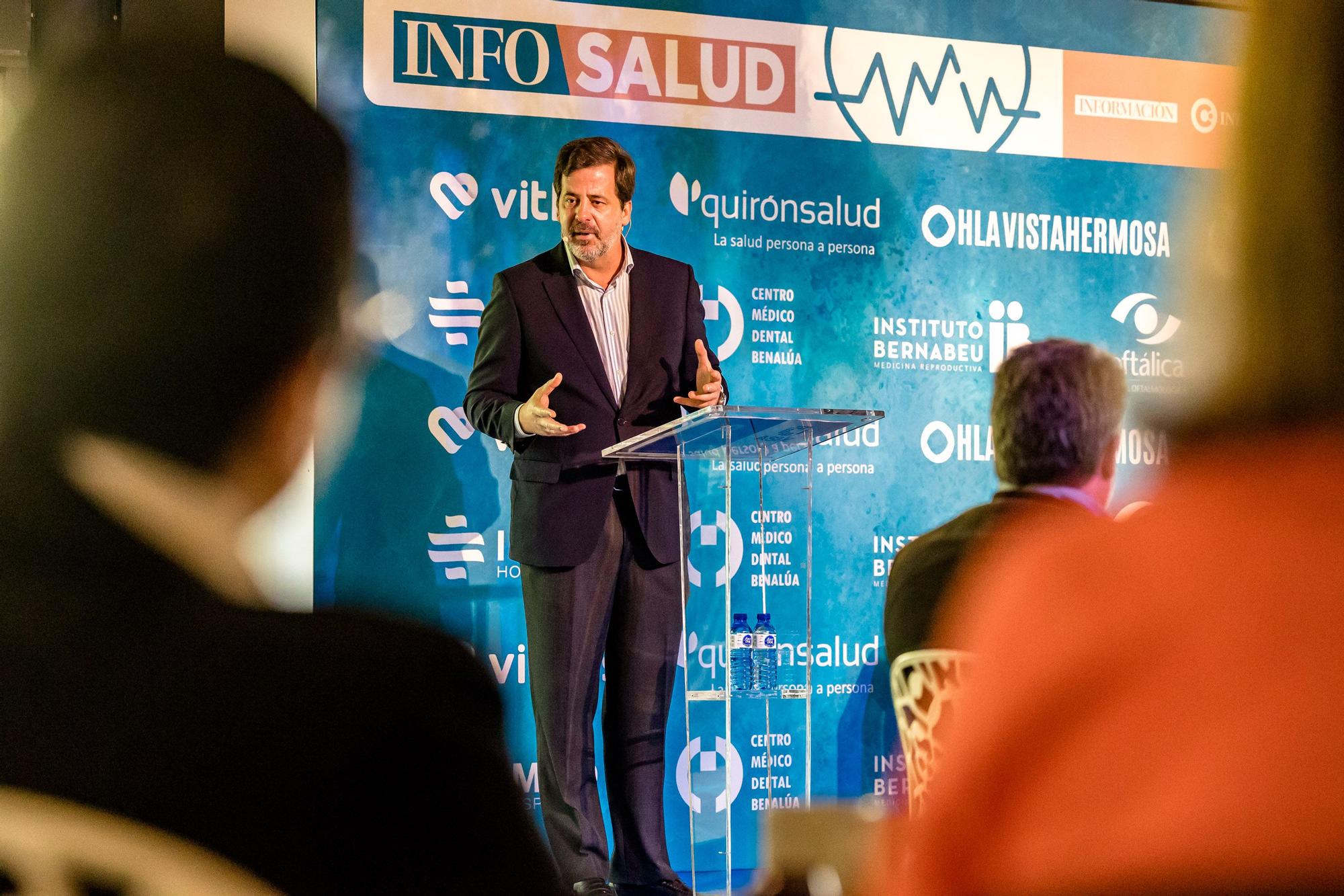 Encuentro INFOSALUD en el Restaurante Maestral de Alicante. Un evento que reúne a profesionales del sector de la Sanidad Privada de la provincia con la participación de Carlos Rus, presidente de la Alianza de la Sanidad Privada Española