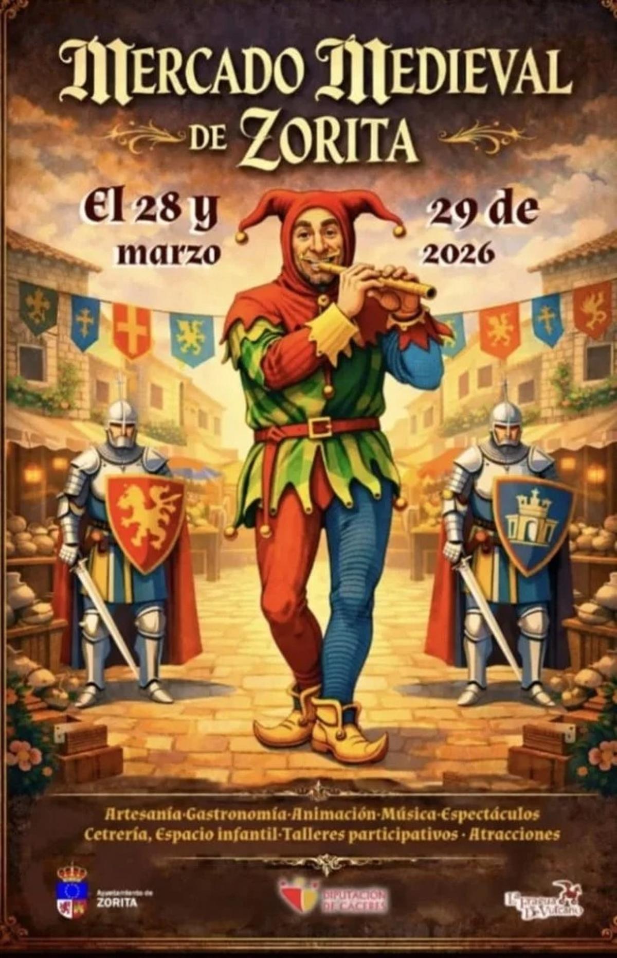 Cartel del Mercado Medieval de Zorita