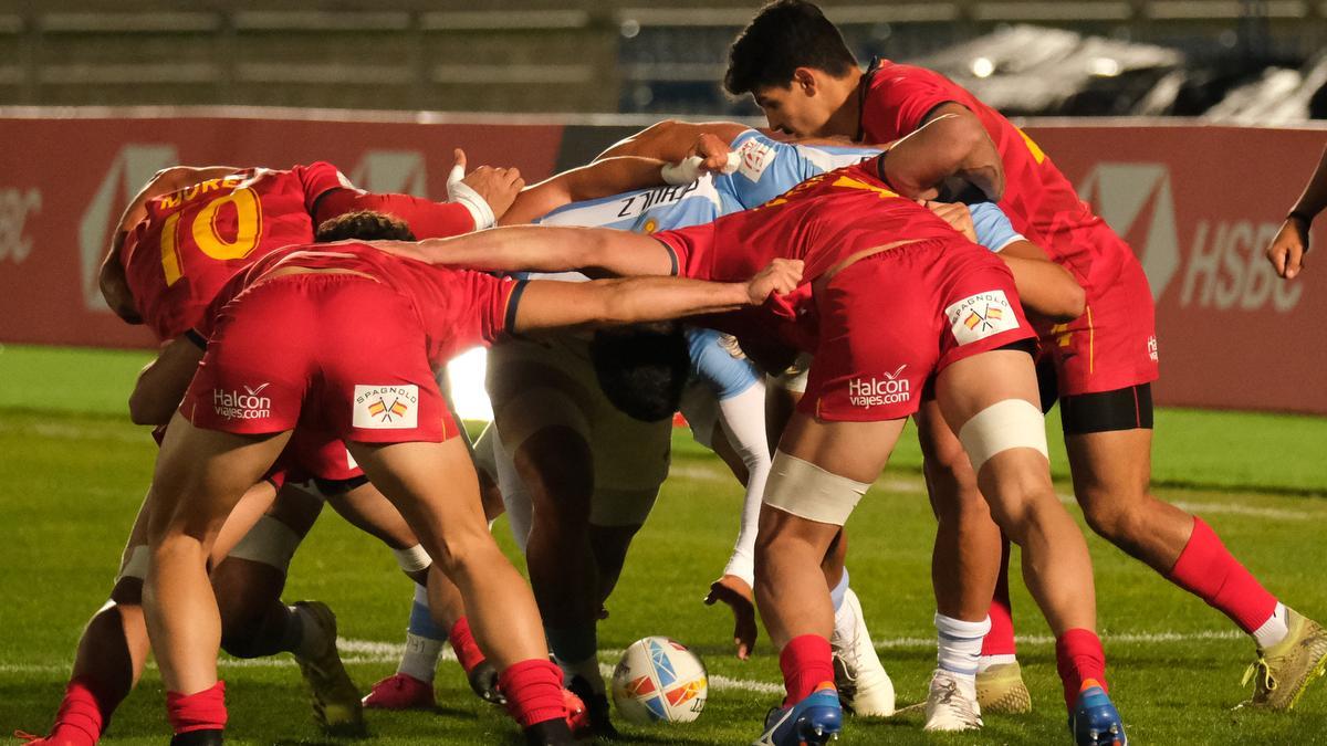 Las imágenes de las Series Mundiales HSBC de rugby 7 en Málaga