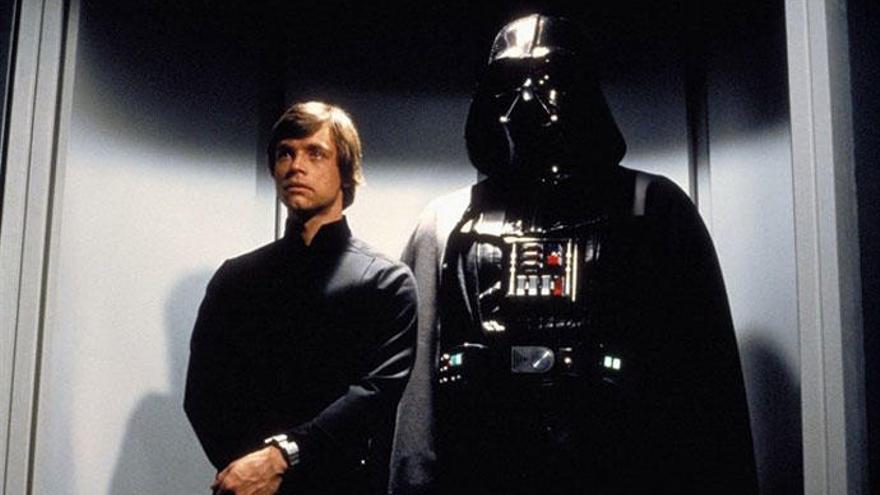 Luke Skywalker y Darth Vader