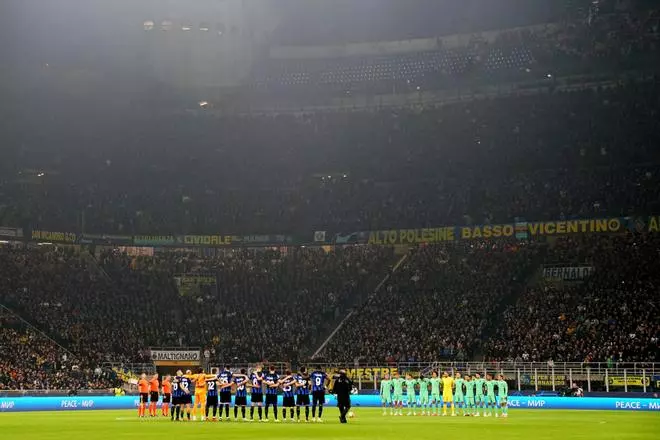 Inter de Milán - Atlético de Madrid: ida de octavos de Champions League, en imágenes