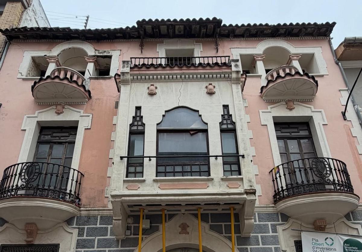 Fachada de la Casa Balbina de Albaida, que será rehabilitada.