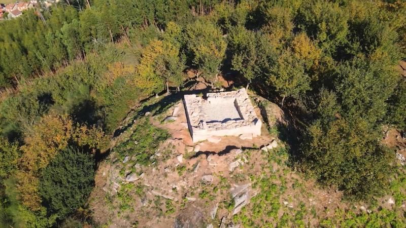 Vista aérea de la torre gracias al dron utilizado para el vídeo explicativo.