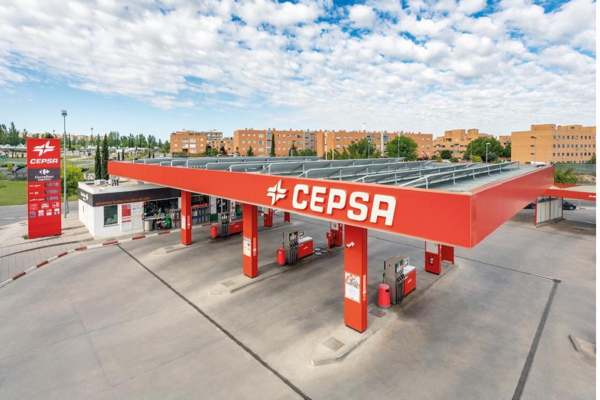 Una gasolinera de la red de Cepsa. 