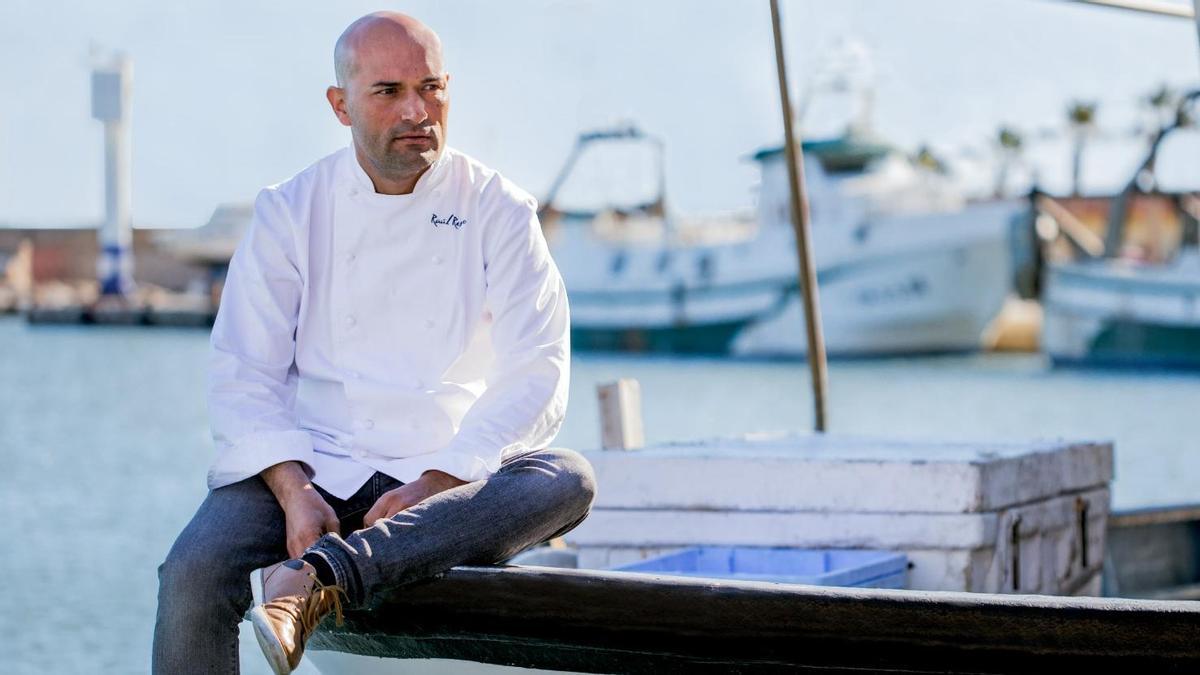 Raúl Resino basa muchos de sus platos en los productos de la lonja de Benicarló