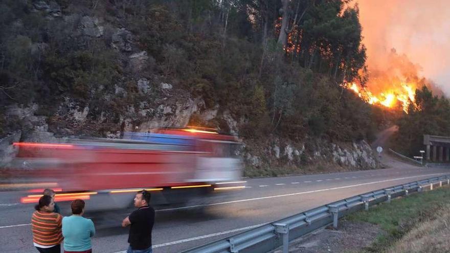 Incendio de Melón, donde el pasado octubre se calcinaron casi 6.000 hectáreas.