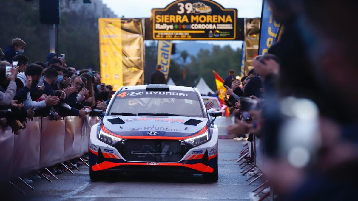 Salida oficial de la pasada edición del Rallye Sierra Morena.