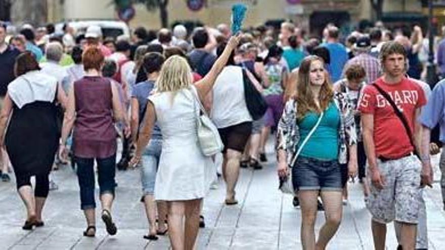 Mallorca brummt, wie sich derzeit im Stadtbild von Palma zeigt.