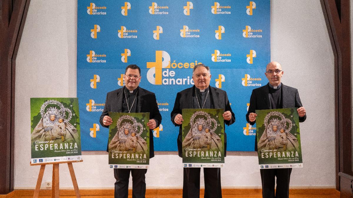 La diócesis de Canarias presenta el cartel oficial de la 52ª edición de la Bajada de Nuestra Señora del Pino