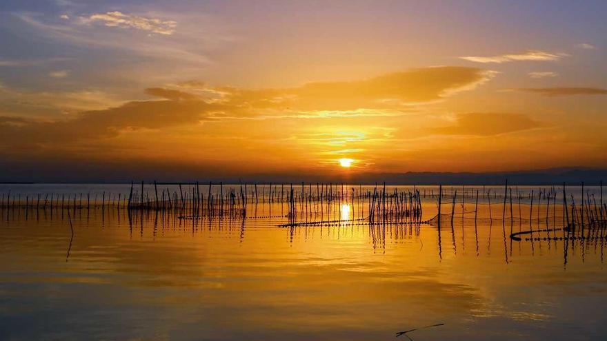 Magia al atardecer en la Albufera