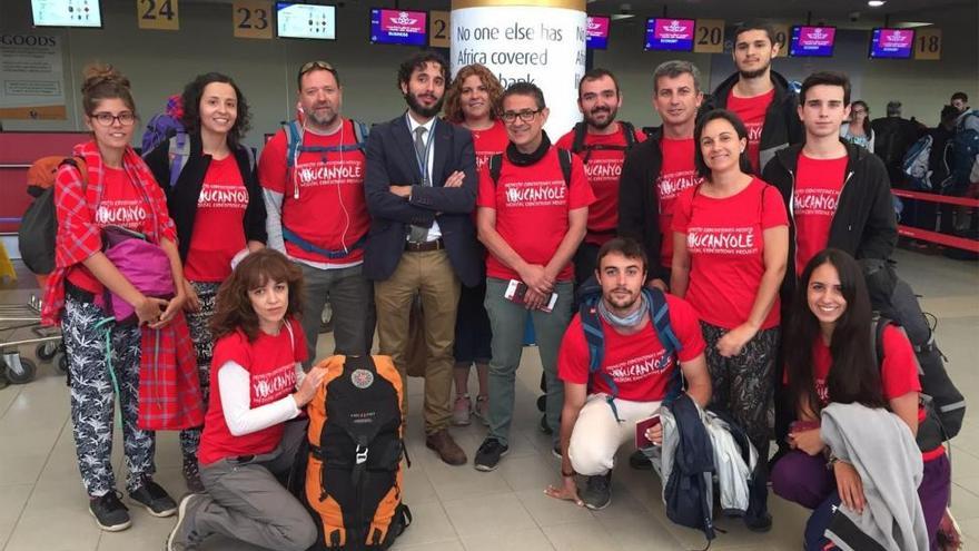 Los 13 voluntarios de Youcanyolé están ya en Casablanca
