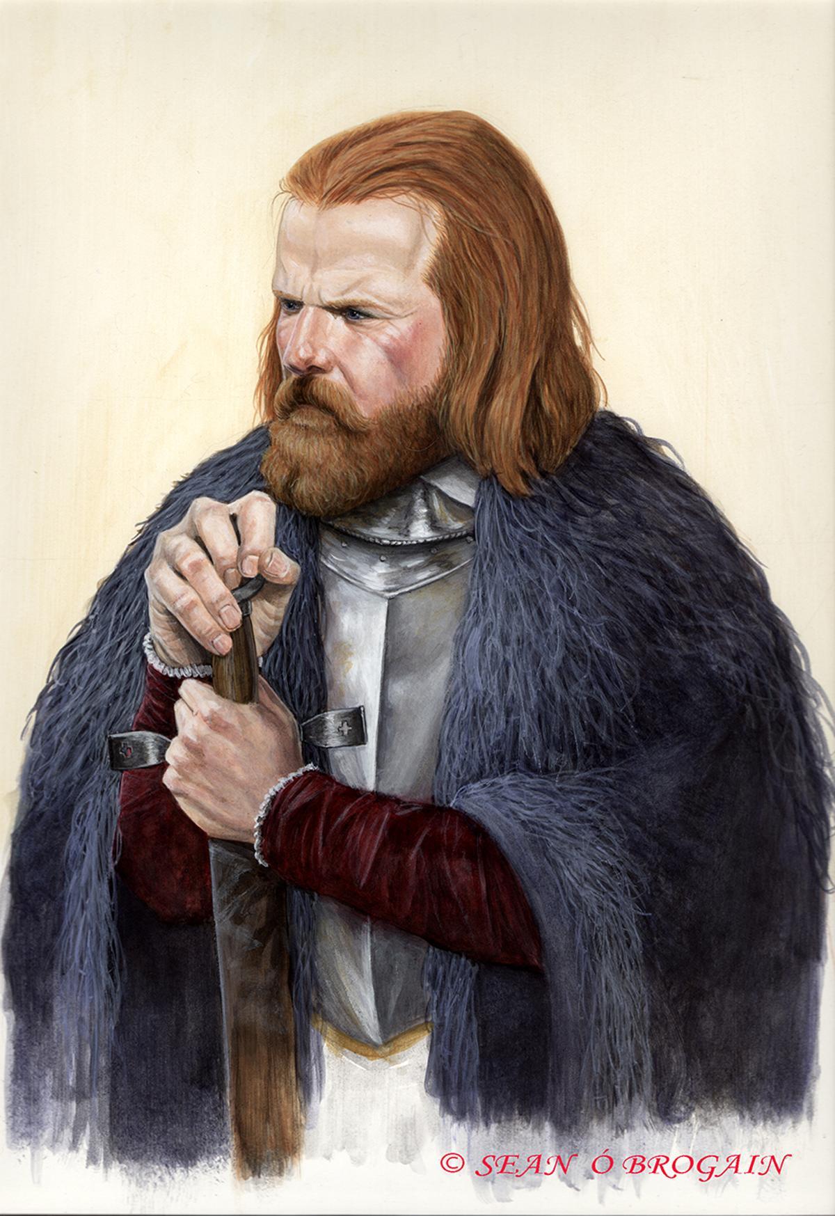 Representación de Red Hugh por Ó Brogain