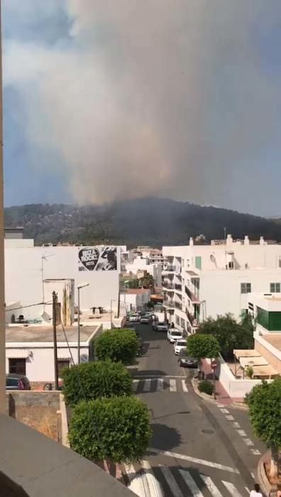 Incendio en Sant Antoni