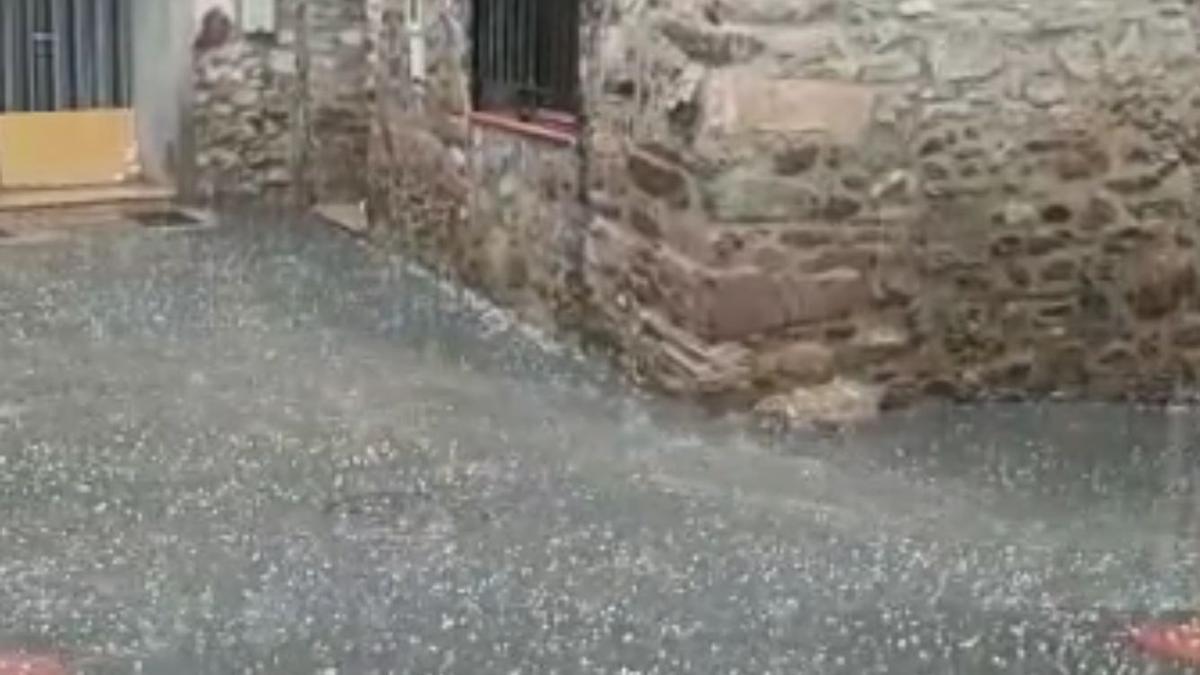 Vídeo: Impresionante granizada en Alcudia de Veo