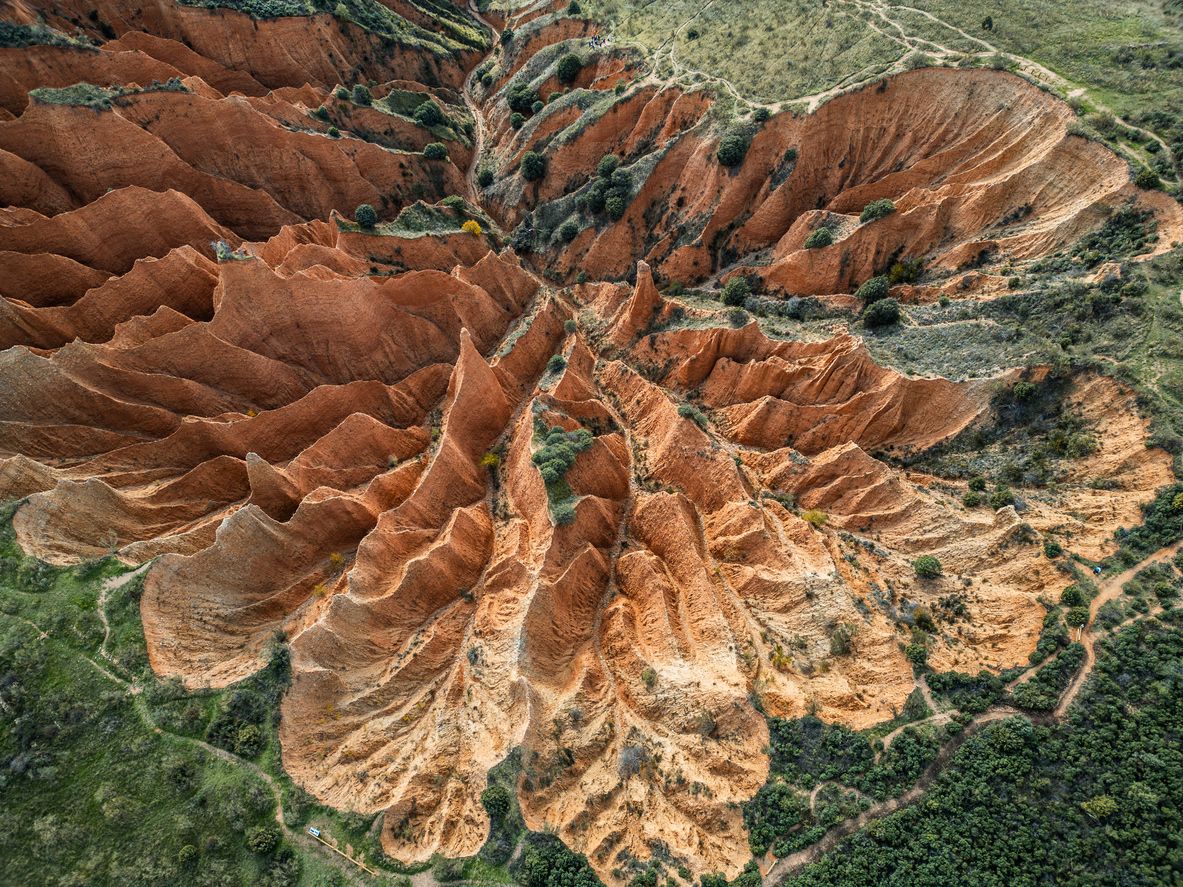 Un paisaje que parece pura fantasía.