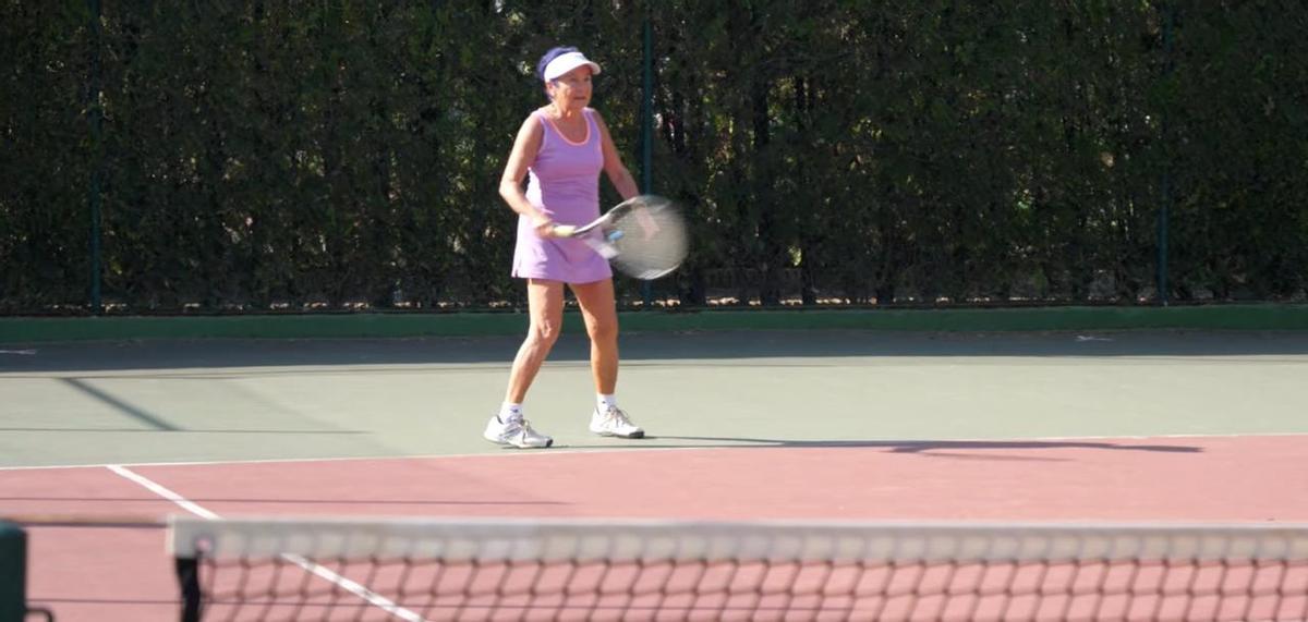 Teresa Morillo durante un entrenamiento.