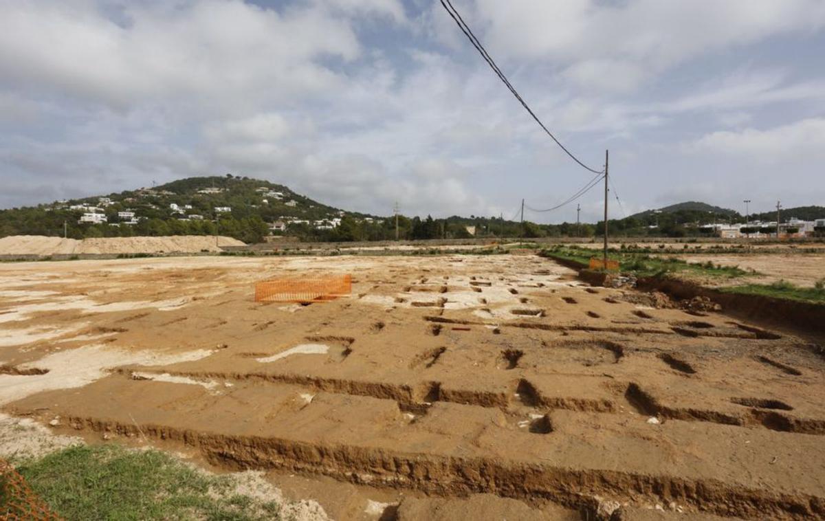 Zanjas antiguas de cultivo halladas por los arqueólogos. | VICENT MARÍ