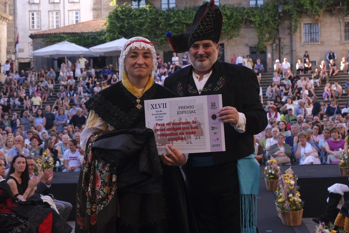 Premiados do desfile do Día do Traxe Galego nas Festas do Apóstolo Premiados do desfile do Día do Traxe Galego nas Festas do Apóstolo