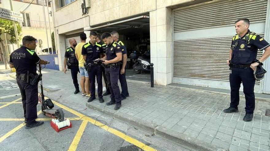 Nous controls de velocitat per a vehicles de mobilitat personal a Blanes amb multes de fins a 500 euros
