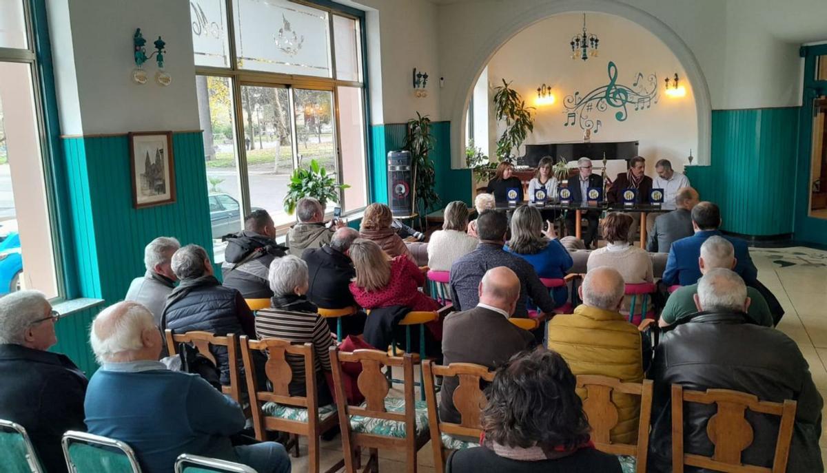 Un momento de la presentación del torneo, en el salón de La Montera. | L. M. D.