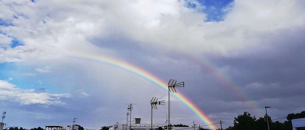 No un arco iris, sino dos