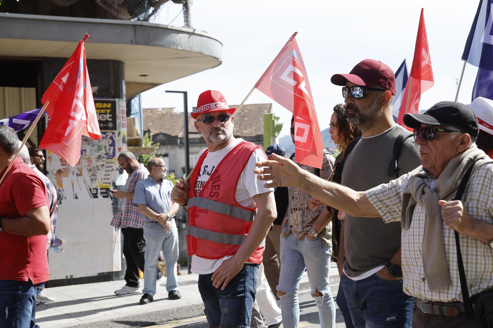 Primero de Mayo: las manifestaciones del Día del Trabajo toman Vigo