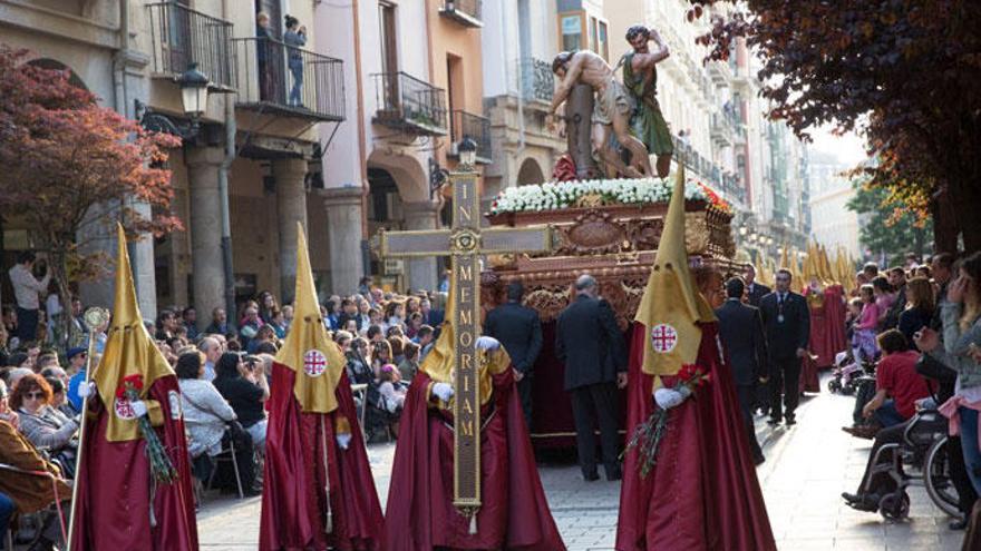 Una procesión durante la Semana Santa