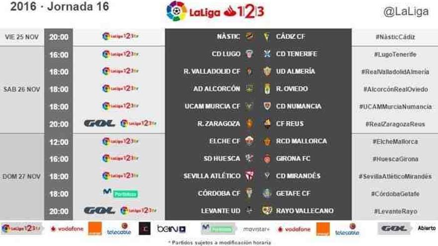 El Elche-Mallorca se jugará el domingo, 27 de noviembre, a las 12 horas