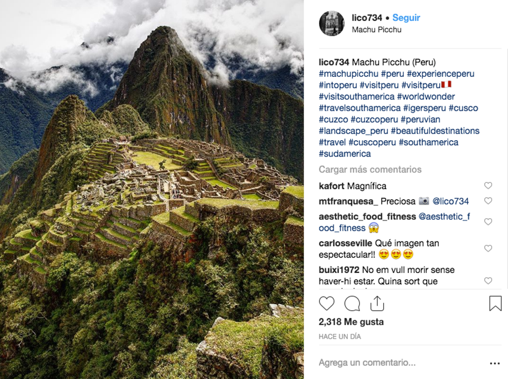 Machu Picchu, Perú
