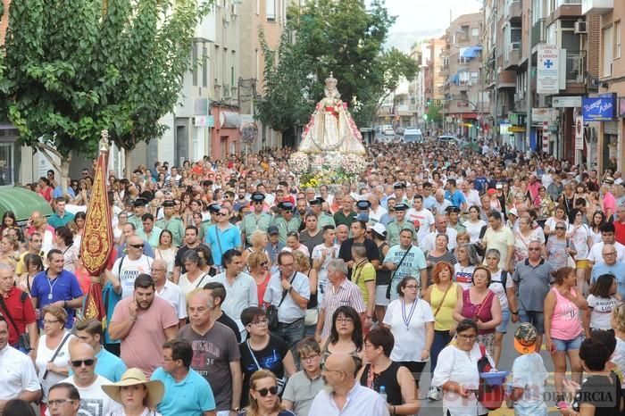 Bajada de la Virgen de la Fuensanta desde su Santuario en Algezares (II)