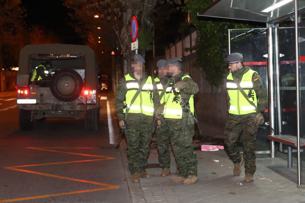 Los militares ya patrullan diferentes calles de Vigo para asegurar que se cumple con el decreto del estado de alarma